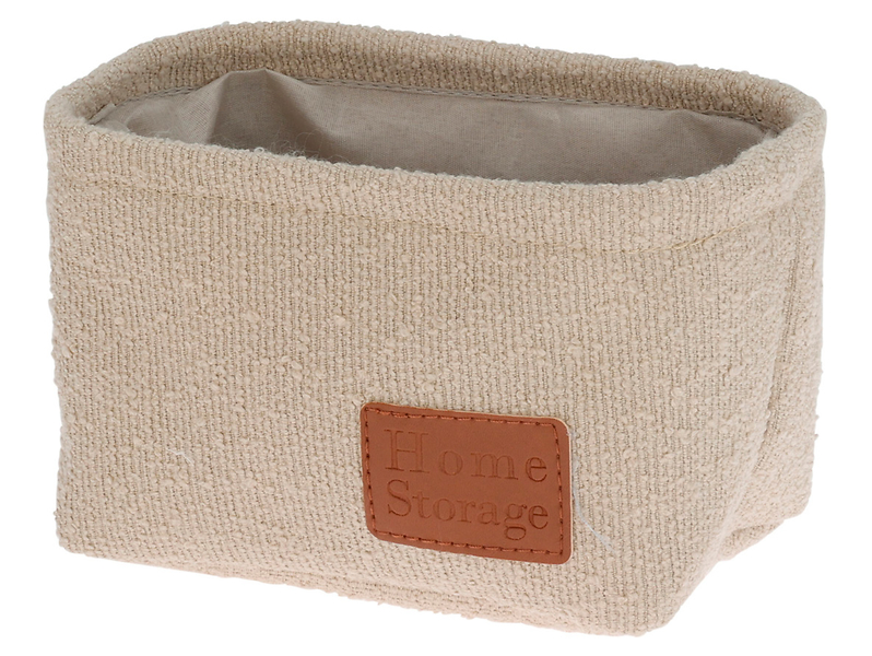 Zestaw 3 koszy boucle cappuccino