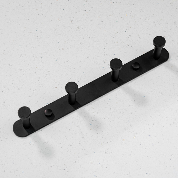 Wieszak na ubrania ścienny metalowy złoty do przedpokoju łazienki kuchni