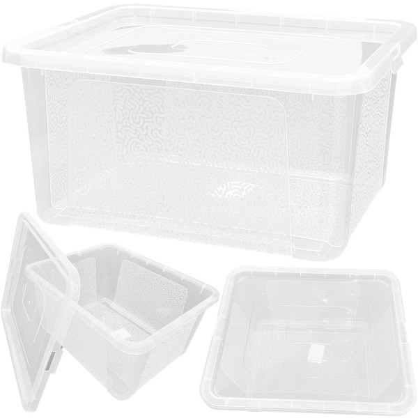 Pojemnik Pudło Plastikowe Z Pokrywą Zamykane 20 L