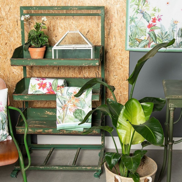 Regał kwietnik stojak na kwiaty zielony Botanic