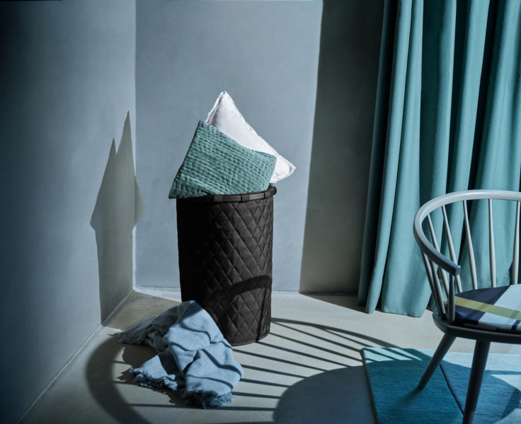 Kosz HOMEBASKET L FRAME, rhombus light grey