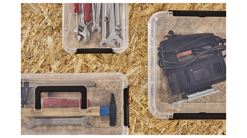 Pojemnik do przechowywania Simple 9 l transparentny