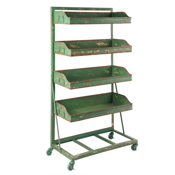 Regał kwietnik stojak na kwiaty zielony Botanic