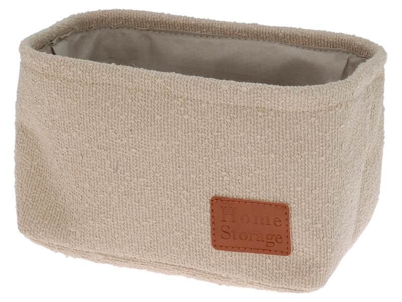 Zestaw 3 koszy boucle cappuccino