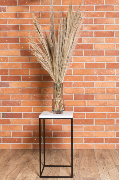 Kwietnik Metalowy z Marmurem Carrara VASO 12