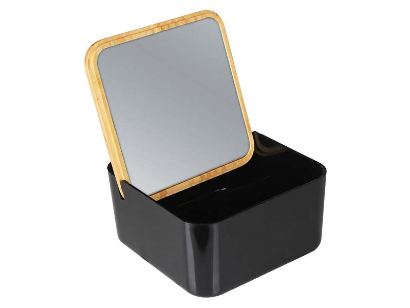 Organizer z lusterkiem Arde czarny