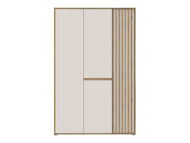 Szafa trzydrzwiowa Eliston 128 cm dąb mauvella/sand