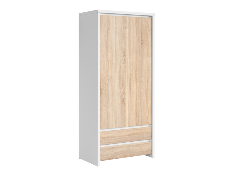 Szafa pięciodrzwiowa Kaspian 153 cm z lustrem i szufladami wenge