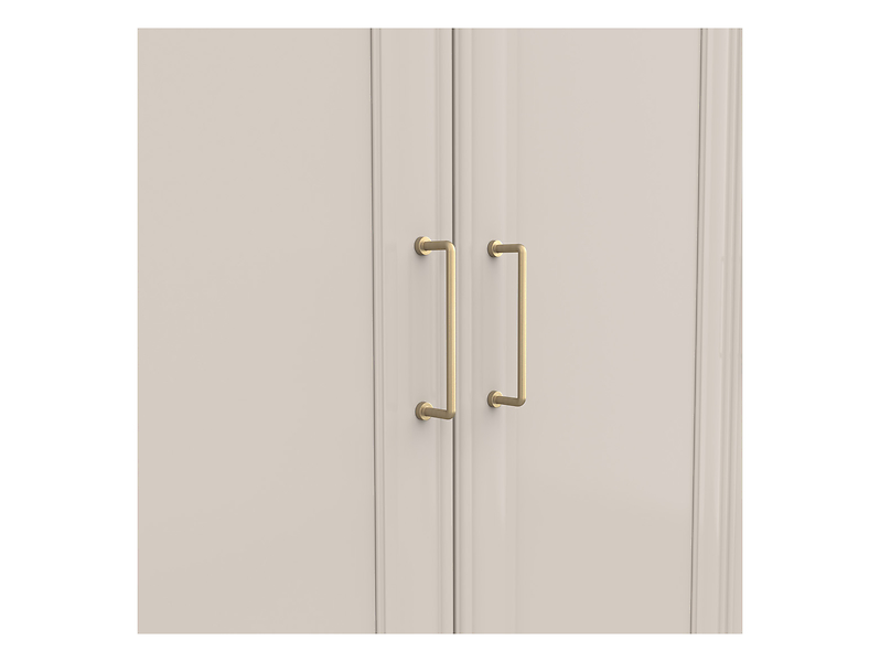 Szafa czterodrzwiowa Anga 201 cm z lustrem kashmir