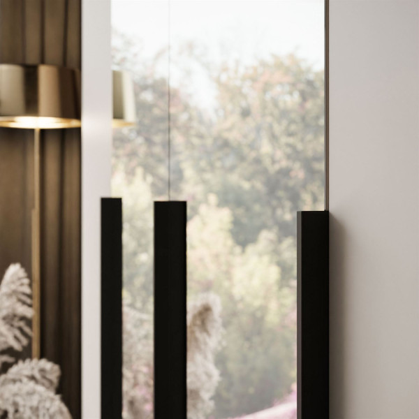 Szafa z lustrem AUREL 4D KASZMIR/złoty chrom