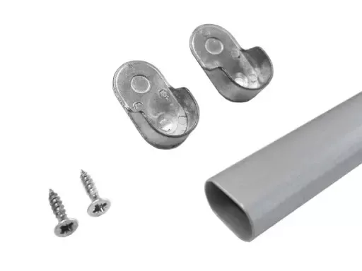 Szafa przesuwna z lustrem 180 cm dąb sonoma CUBE