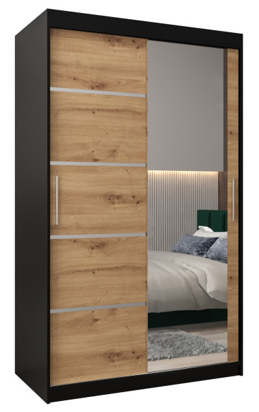 Szafa przesuwna Garderoba Verona 2 120 biały + biały