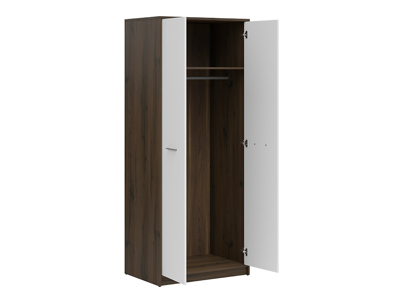 Szafa dwudrzwiowa Nepo Plus 80 cm dąb sonoma/biały