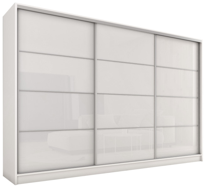 Szafa przesuwna 280 cm TOP grafit