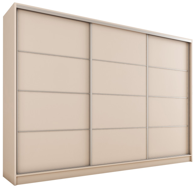 Szafa przesuwna 280 cm TOP grafit