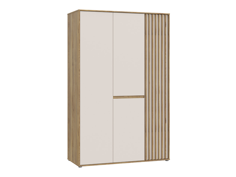 Szafa trzydrzwiowa Eliston 128 cm dąb mauvella/sand