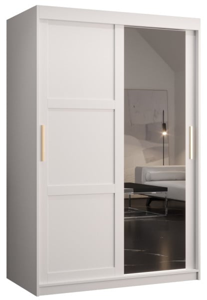 Szafa przesuwna Garderoba Ramiro 2 120 czarny + czarny