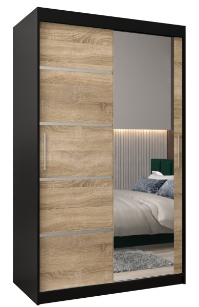 Szafa przesuwna Garderoba Verona 2 120 biały + biały