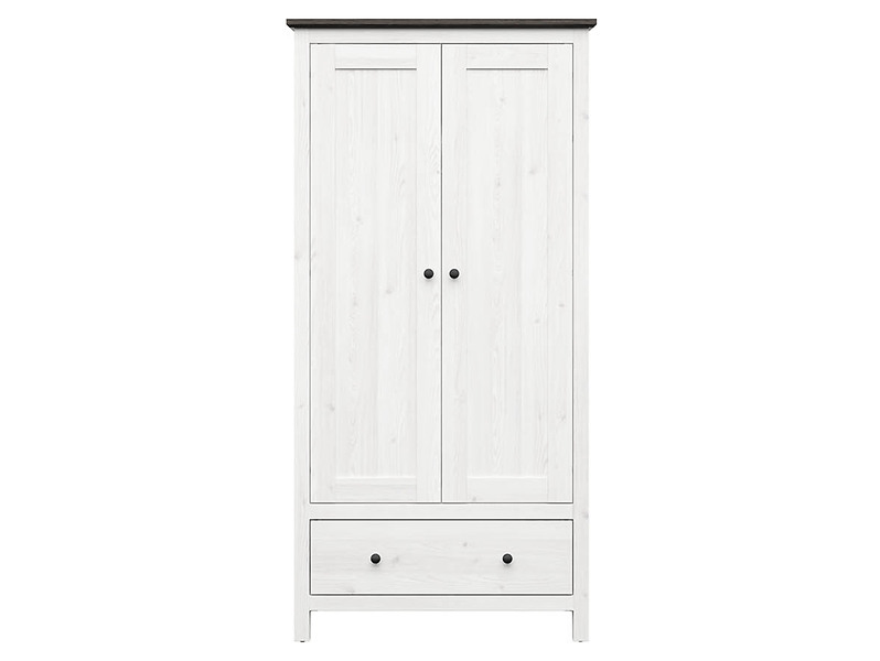 Szafa dwudrzwiowa Hesen 101 cm modrzew sibiu jasny/sosna larico