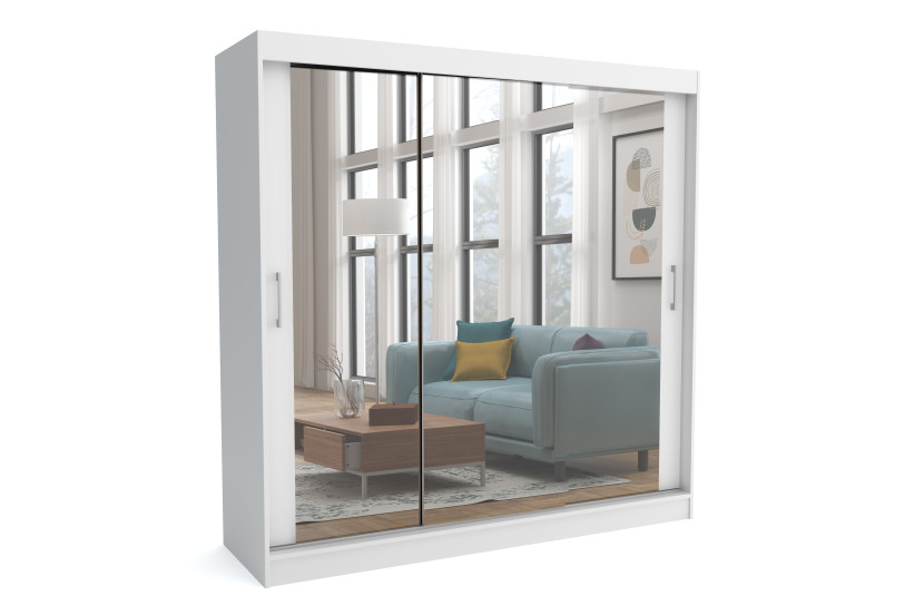 Szafa garderoba przesuwna WINDSOR 200 DAVID CZARNY