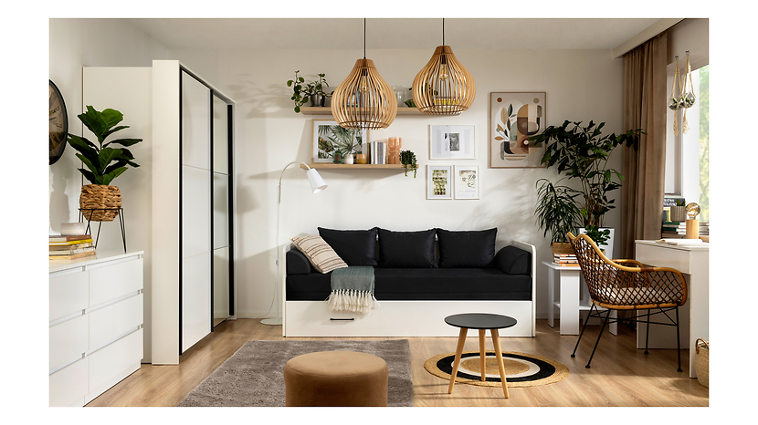 Szafa przesuwna Tetrix 153 cm dąb wotan