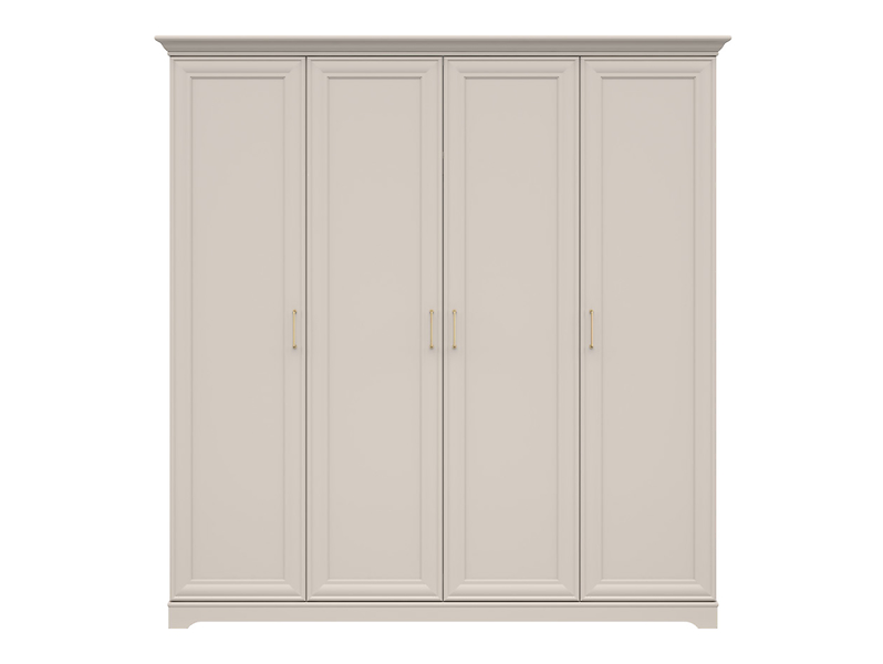 Szafa czterodrzwiowa Anga 201 cm z lustrem kashmir