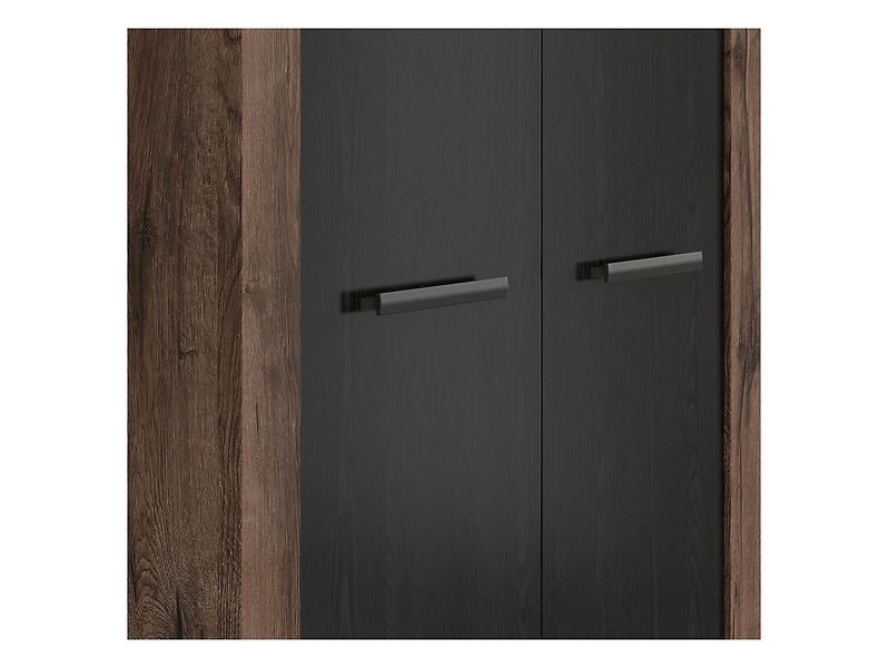 Szafa dwudrzwiowa Balin 98 cm dąb monastery/dąb czarny