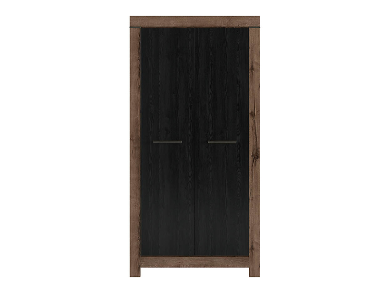 Szafa dwudrzwiowa Balin 98 cm dąb monastery/dąb czarny