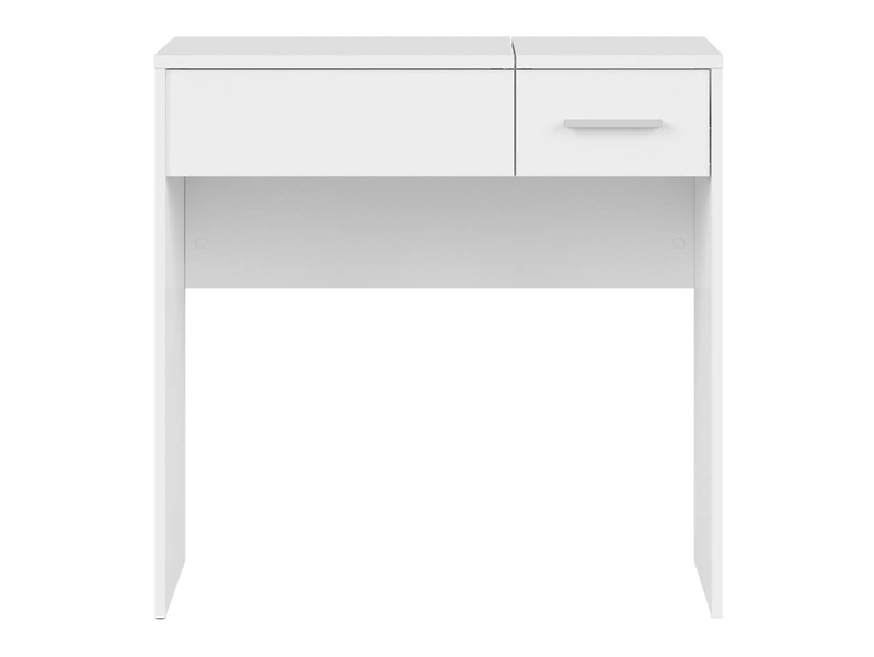 Toaletka Nepo Plus 80 cm z szufladą schowkiem i lustrem dąb sonoma