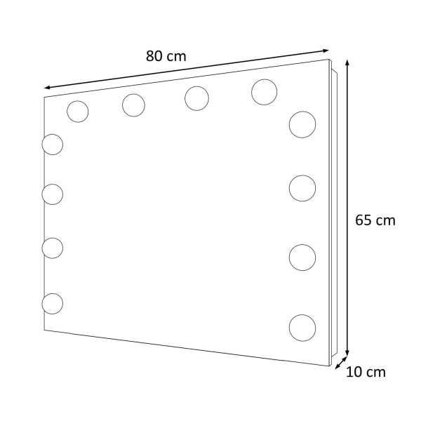 Toaletka BLANCO ELITE złoty/czarny połysk uchwyt kryształ