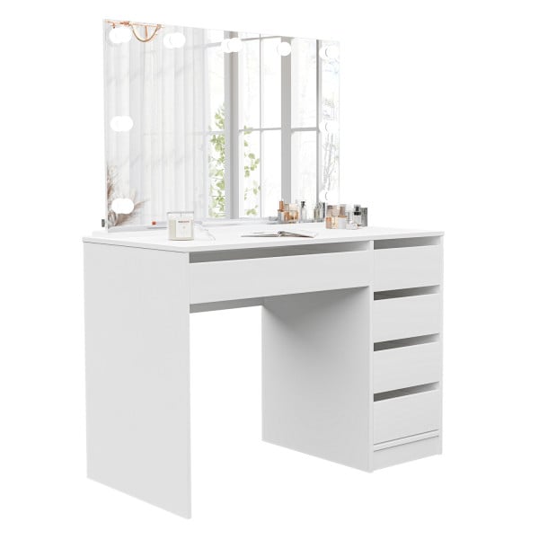 Toaletka z lustrem i szufladami