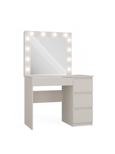 Toaletka kosmetyczna lustro Marina biurko Mijas lewe biel