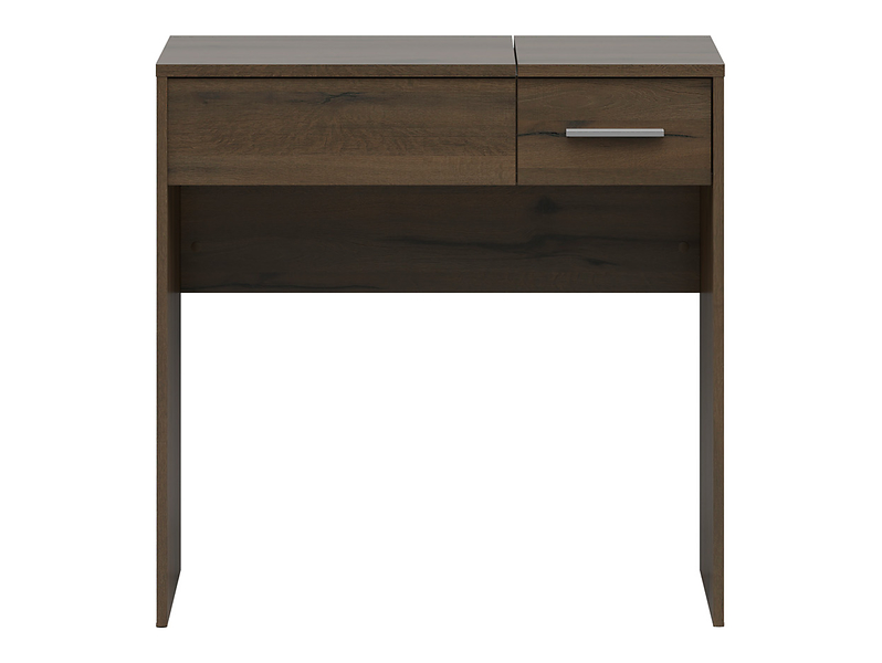 Toaletka Nepo Plus 80 cm z szufladą schowkiem i lustrem dąb sonoma