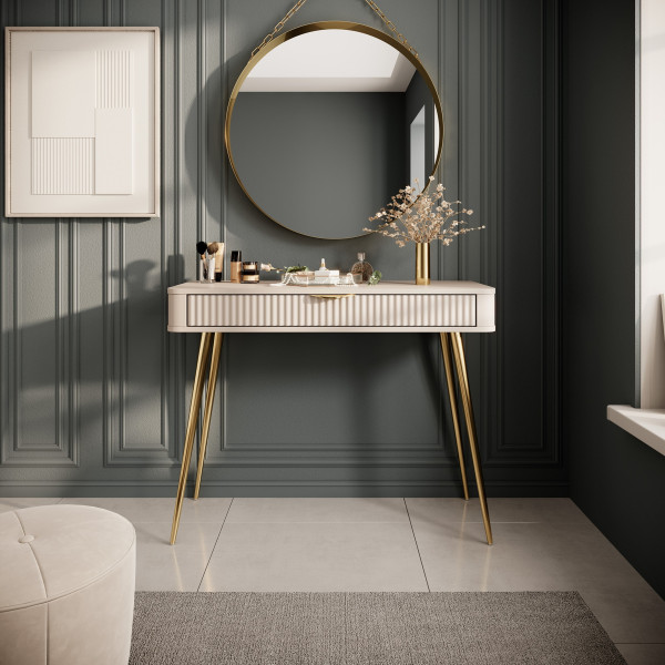 Toaletka, konsola do przedpokoju LENA czarna