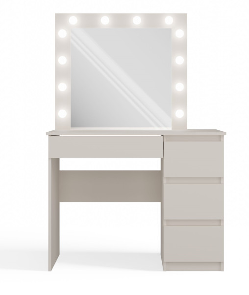 Toaletka kosmetyczna lustro Marina biurko Mijas lewe biel
