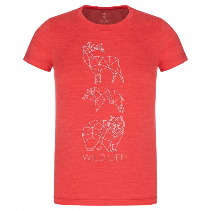 Ľahké detské tričko z jemnej merino vlny