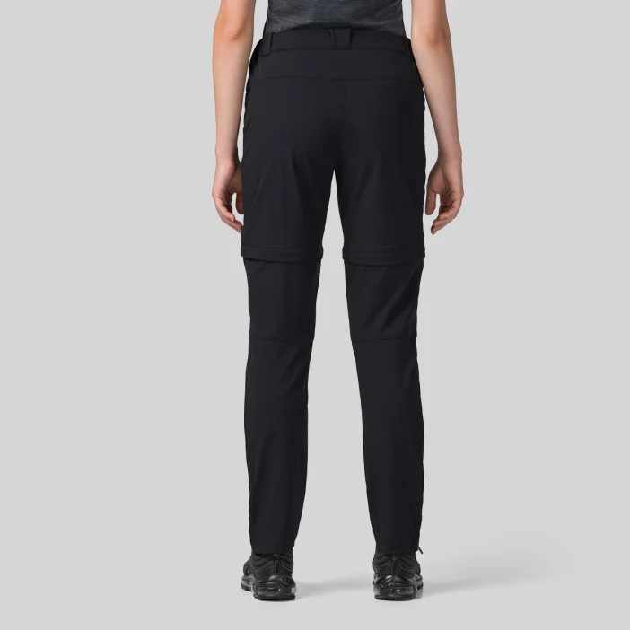 Odolné dámske turistické nohavice. prispôsobiteľné na šortky