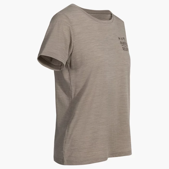 Voľné tričko s átkymi rukávmi z prvotriednej merino vlny