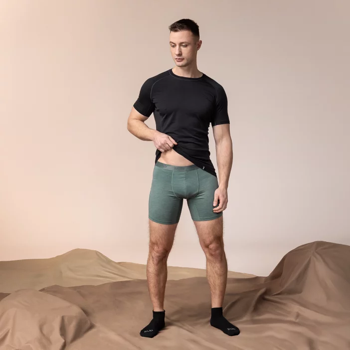 Priedušné pánske boxerky z merino vlny.