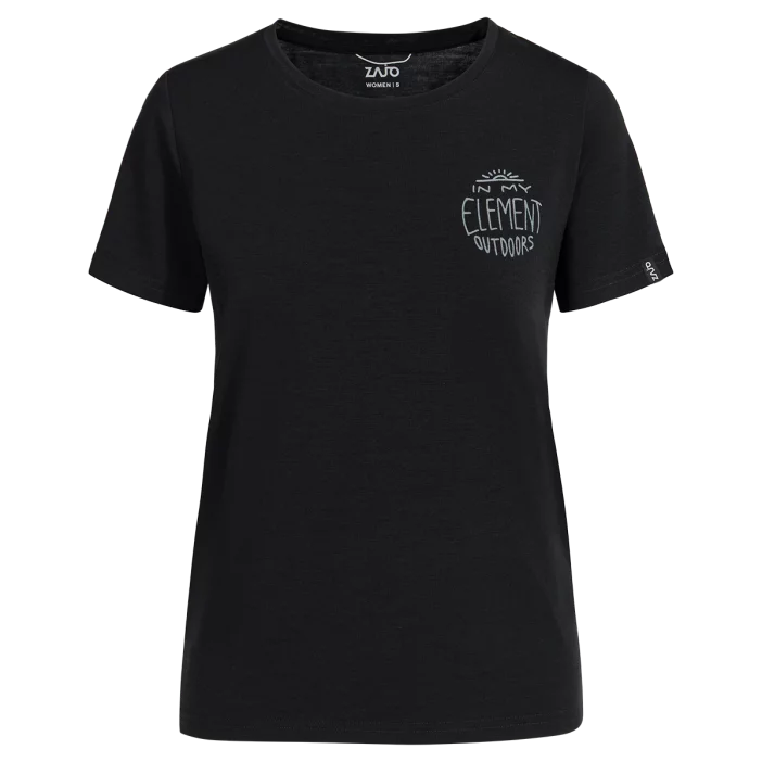 Voľné tričko s átkymi rukávmi z prvotriednej merino vlny