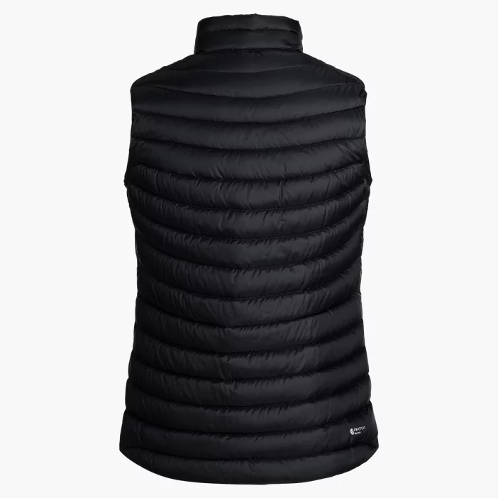 Ľahká zimná vesta s páperovou výplňou.