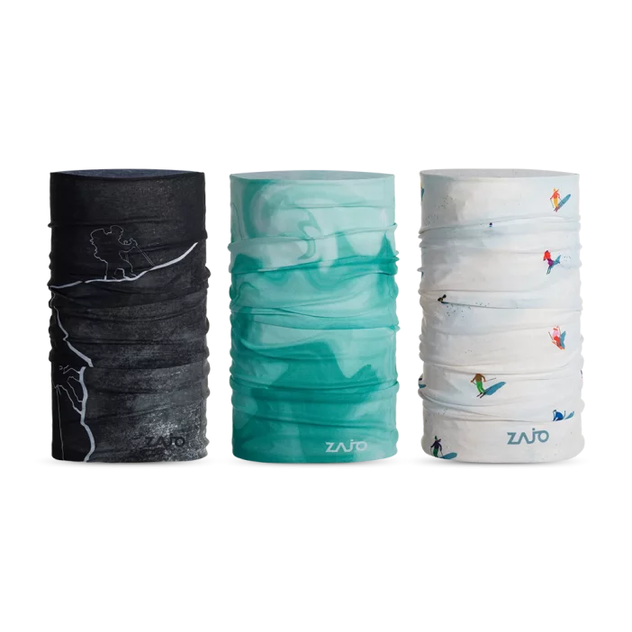 Set multifunkčných šatiek s antibakteriálnou úpravou.