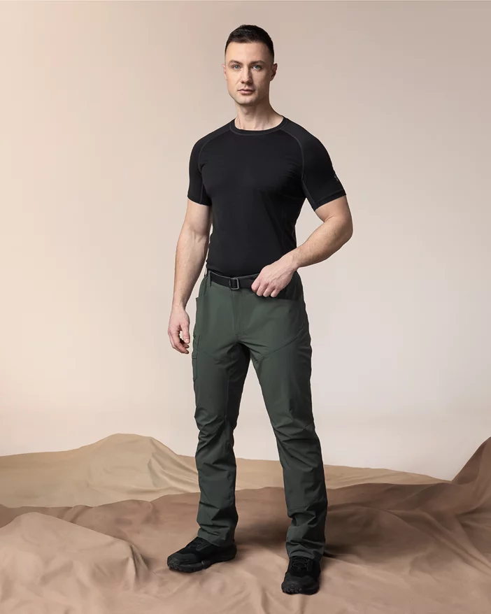 Krátkorukávové tričko z jemnej merino vlny.