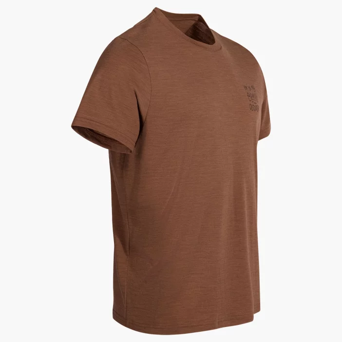 Voľné tričko s átkymi rukávmi z prvotriednej merino vlny