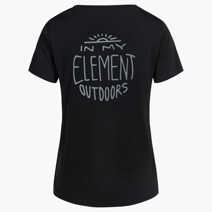 Voľné tričko s átkymi rukávmi z prvotriednej merino vlny