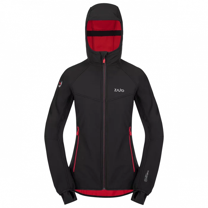 Zateplená a vetruodolná dámska softshellová bunda