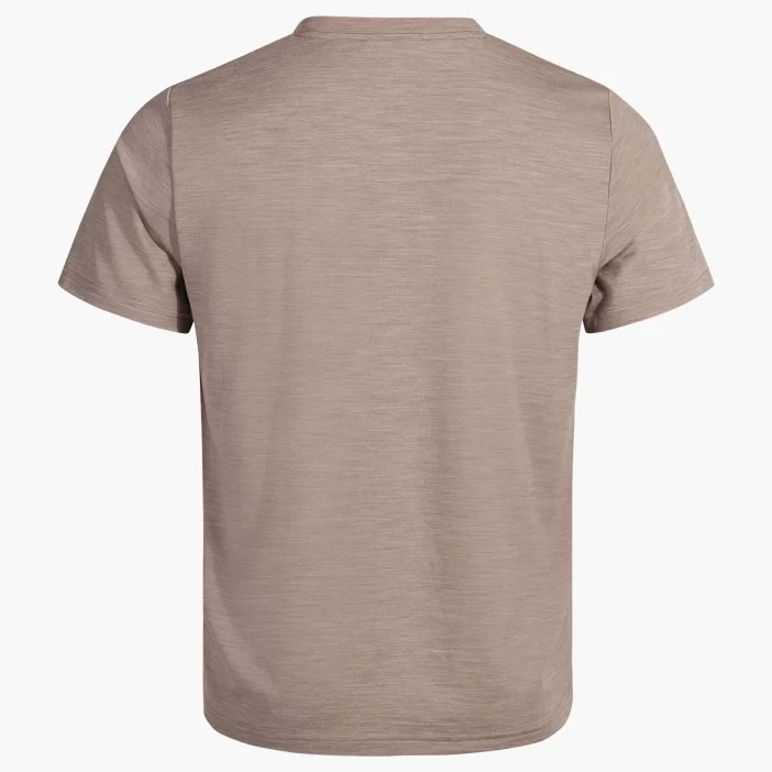 Voľné tričko s átkymi rukávmi z prvotriednej merino vlny