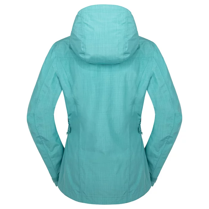 Nepremokavá bunda s priedušnými vlastnosťami