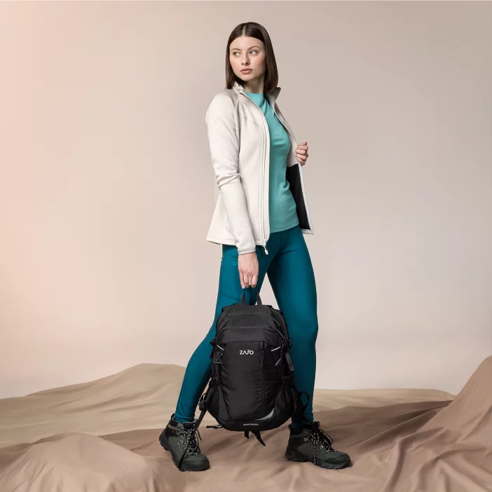 Strečová a hrejivá flisová Polartec bunda