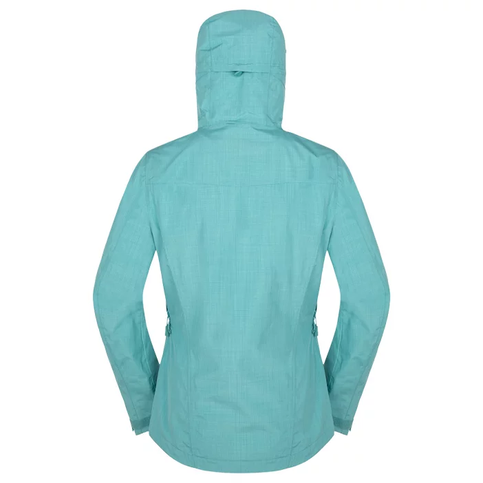 Nepremokavá bunda s priedušnými vlastnosťami.